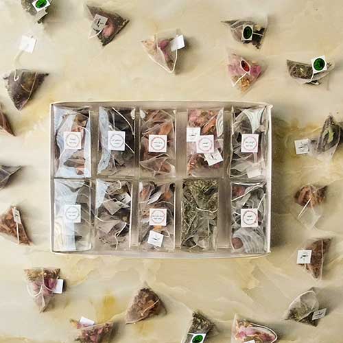 تی بگ هرمی دمنوش و چای 60عددی تی بگ هرمی دمنوش و چای 60عددی